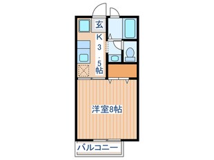 エクセルメゾン多賀城の物件間取画像